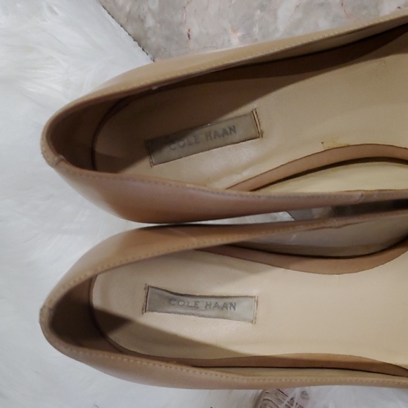 Cole Haan tan leather dress heels pumps size 8.5B - Picture 3 of 15